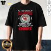 Top I May Live In Illinois But On Game Day My Heart And Soul Belongs To Kansas City Chiefs T-Shirt design for fans.
