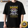 Green Bay Packers T-shirt with 'I May Live In Missouri But On Game Day My Heart And Soul Belongs To Packers' slogan.
