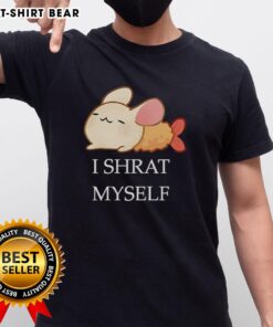 Top I Shrat Myself Cartoon T-Shirt featuring a playful cartoon design, perfect for casual wear and humor lovers.