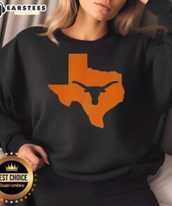 Top Im Horny Texas Longhorns sweatshirt featuring vibrant team colors and logo, perfect for fans of Texas Longhorns.