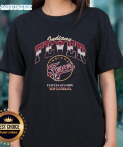 Alt Text: Top Indiana Fever Pick and Roll Ladies Tee featuring team colors and logo, perfect for fans of women's basketball.