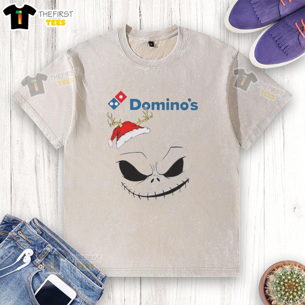 top-jack-skellington-x-dominos-merry-christmas-washed-t-shirt Top Jack Skellington X Dominos Merry Christmas washed t-shirt featuring a festive design perfect for holiday celebrations.