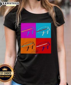Top Josh Allen Buffalo Bills Billustration signature ladies tee featuring vibrant team colors and stylish design.