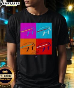 Top Josh Allen Buffalo Bills Billustration Signature T-Shirt featuring vibrant graphics and bold team colors.