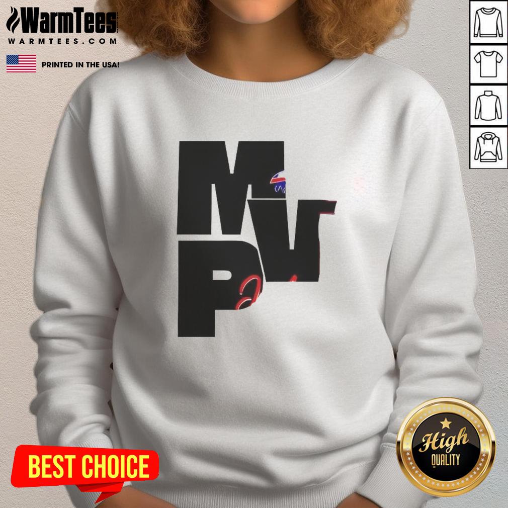 top-josh-allen-buffalo-bills-football-be-good-do-good-god-bless-mvp-sweatshirt Alt Text: Josh Allen Buffalo Bills MVP sweatshirt featuring 'Be Good, Do Good, God Bless' slogan in team colors.