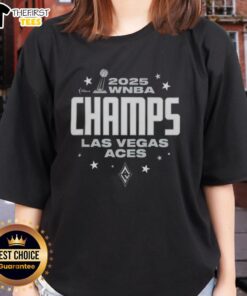 Top Las Vegas Aces 2025 WNBA Finals Champions Victory Ladies Tee showcasing team pride and celebration.