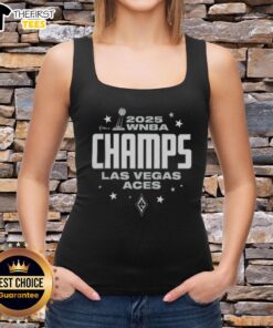 Top Las Vegas Aces 2025 WNBA Finals Champions Victory Tank Top showcasing team pride and celebration.