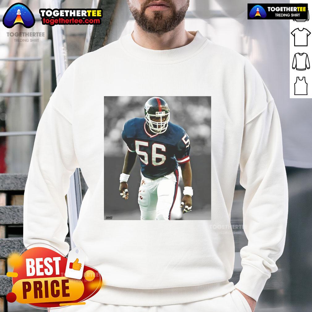 Top Lawrence Taylor New York Giants Football Sweatshirt Top Lawrence Taylor New York Giants football sweatshirt featuring team colors and iconic player graphics.