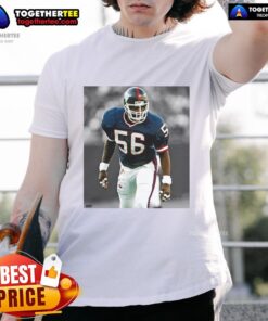Top Lawrence Taylor New York Giants football T-shirt featuring iconic design and vibrant team colors for fans.