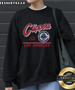 Alt Text: Vintage Los Angeles Clippers sweatshirt in a stylish fly-by design, perfect for fans and collectors alike.
