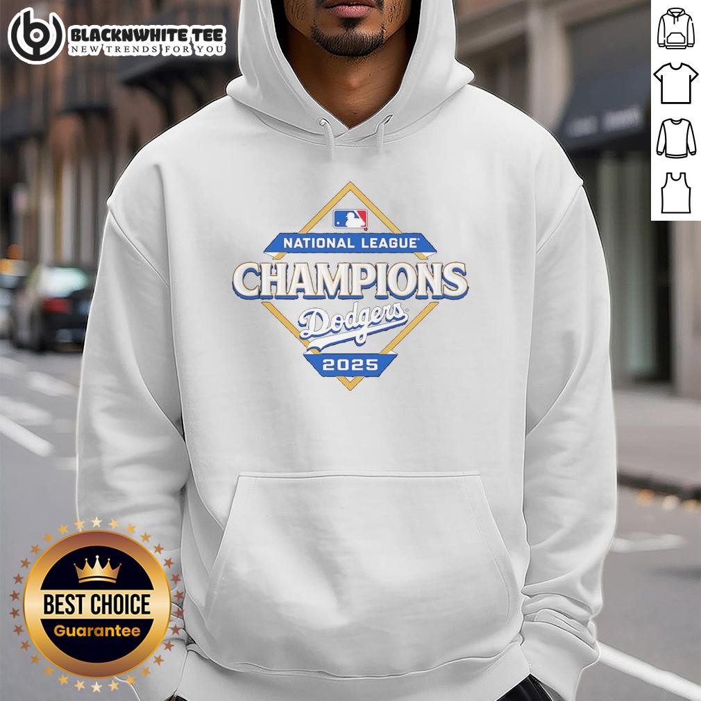 Top Los Angeles Dodgers 2025 National League Champions Diamond Logo Hoodie Top Los Angeles Dodgers 2025 National League Champions diamond logo hoodie featuring vibrant team colors and design.