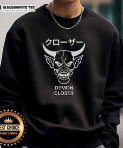 Alt Text: Top Los Angeles Dodgers Demon Closer Sweatshirt featuring bold team colors and logo, perfect for Dodgers fans.