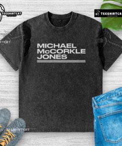 Top Mac Jones McCorkle San Francisco Washed T-Shirt in vintage style, perfect for fans of the New England Patriots.