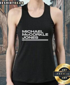 Alt Text: Stylish tank top featuring Mac Jones of the San Francisco 49ers, perfect for fans and summer wear.