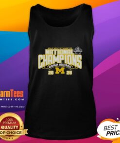 Top Michigan Wolverines 2025 NCAA Men's Gymnastics National Champions tank top showcasing team pride and athletic spirit.