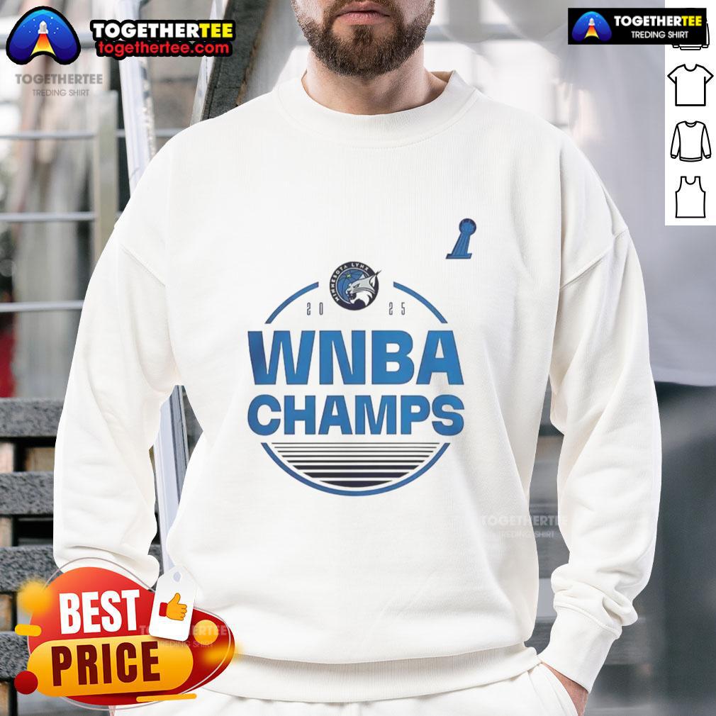Top Minnesota Lynx 2025 Wnba Finals Champion Sweatshirt Top Minnesota Lynx 2025 WNBA Finals Champion sweatshirt in team colors, celebrating their championship victory.