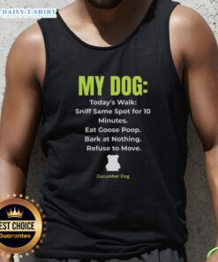 Top My Dog Schedule Tank Top featuring a fun dog-themed design for pet lovers, perfect for casual wear.