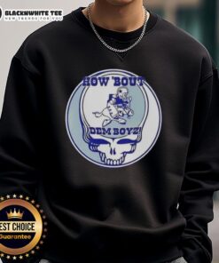 Top NFL Dallas Cowboys Grateful Dead Stealie sweatshirt featuring vibrant graphics and cozy design for fans.