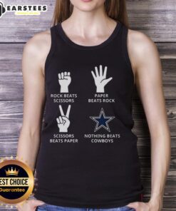 Dallas Cowboys football logo tank top featuring the iconic star design, perfect for fans and summer sportswear.