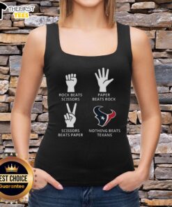 Alt Text: Houston Texans football logo tank top showing vibrant team colors and design, perfect for fans and summer wear.