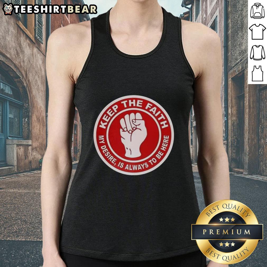 Top Nottingham Forest Keep The Faith Tank Top Alt Text: Top Nottingham Forest Keep The Faith Tank Top featuring bold design, perfect for fans supporting their team.