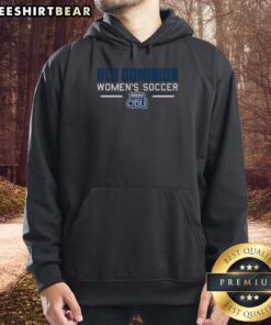Old Dominion Women's Soccer ODU logo hoodie, perfect for fans and athletes supporting the team in style.