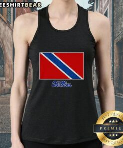 Alt Text: Top Ole Miss Rebels football tank top featuring Trinidad and Tobago flag design, perfect for game day and fan wear.