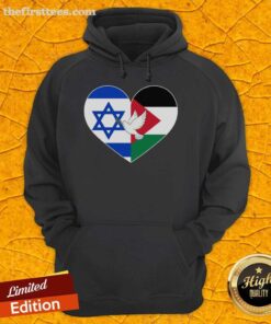 Top Peace for Israel and Palestine Hoodie featuring a stylish design promoting unity and harmony in the region.