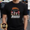 Alt Text: Top Peanuts Snoopy and Friends holiday t-shirt featuring 'It's The Most Wonderful Time Of The Year' for Aggies New Mexico State.
