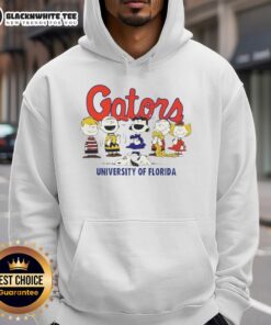 Top Peanuts X Florida Gators The Gang Hoodie featuring vibrant graphics and a comfortable fit for fans.