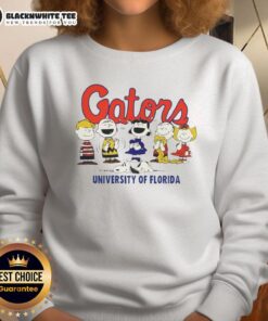 Top Peanuts X Florida Gators The Gang Sweatshirt featuring vibrant graphics and comfortable fit for fans.
