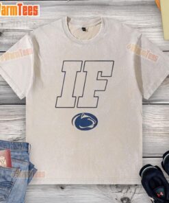 Top Penn State Was Wearing of 2025: Stylish washed t-shirt featuring classic logo in navy and white colors.