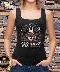 Top Pharloom Hornet Coffee Crest tank top featuring a stylish design and comfortable fit for casual wear.