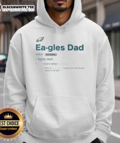 Top Philadelphia Eagles Dad Definition Hoodie showcasing a stylish design perfect for proud Eagles fans and dads.