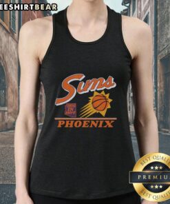 Top Phoenix Suns Fly By vintage tank top showcasing team logo and vibrant colors, perfect for fans and summer wear.
