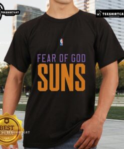 Top Phoenix Suns NBA Fear Of God Suns T-Shirt featuring bold graphics and premium fabric for fans and collectors.