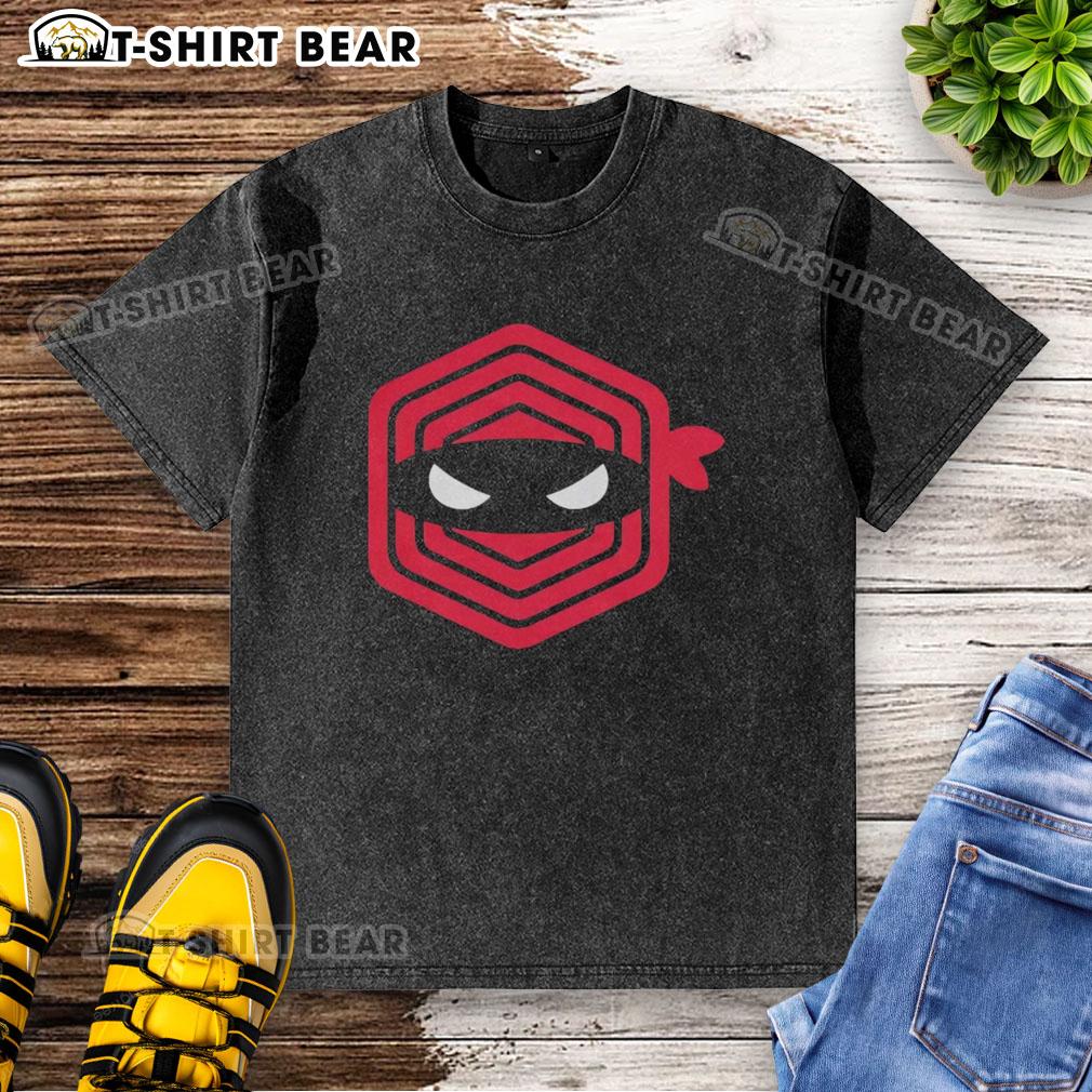 Top Pitching Ninja Cleveland Guardians Baseball Guards Ball Washed T Shirt Alt Text: Cleveland Guardians baseball washed t-shirt featuring a top pitching ninja design for fans and players.