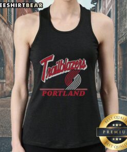 Top Portland Trailblazers Fly By Vintage Tank Top featuring classic team logo and retro design for fans.