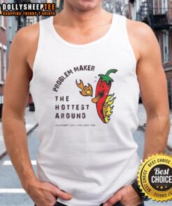 Stylish Top Problem Maker tank top in a vibrant design, perfect for summer fashion and casual looks.