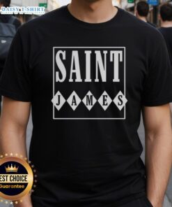 Top Saint James Logo T-Shirt featuring a stylish design and iconic logo for casual wear and fashion enthusiasts.