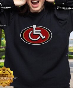 Top San Francisco 49ers NFL 2025 logo parody sweatshirt featuring a unique design and vibrant colors.