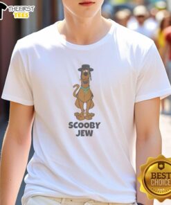 Top Scooby-Doo Scooby Jew cartoon T-shirt featuring vibrant graphics of Scooby-Doo and friends for fans of the classic series.