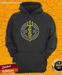 Alt Text: Seattle Mariners 2025 Division Champs hoodie featuring a trident design, perfect for fans celebrating the team's victory.