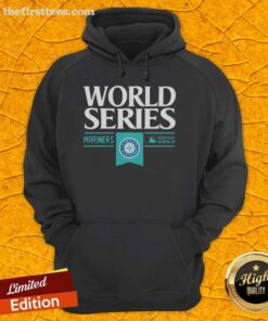 Stylish Top Seattle Mariners MLB World Series 2025 hoodie featuring team colors and logo, perfect for fans.