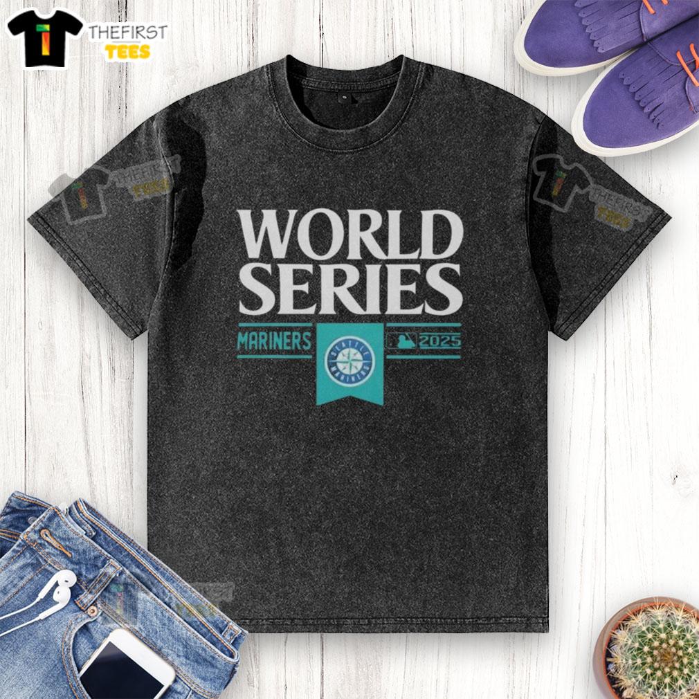 top-seattle-mariners-mlb-world-series-2025-washed-t-shirt Top Seattle Mariners MLB World Series 2025 washed t-shirt featuring a vintage design and team logo.