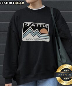 Cozy Top Seattle Pacific Northwest sweatshirt with a stylish design, perfect for exploring the outdoors or casual wear.
