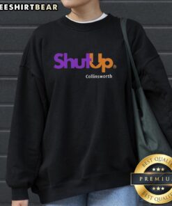 Alt Text: Top Shut Up Collinsworth Logo Sweatshirt featuring a bold graphic design for sports fans and stylish comfort.