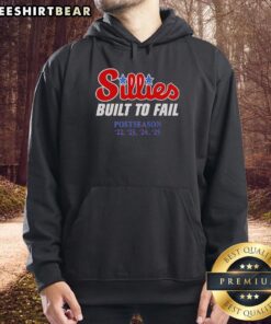 Alt Text: Top Sillies Built To Fail Hoodie in vibrant colors, showcasing a unique design perfect for casual wear.