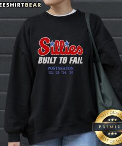 Cozy Top-Sillies-Built-To-Fail-Sweatshirt in vibrant colors, perfect for casual wear and showcasing unique style.