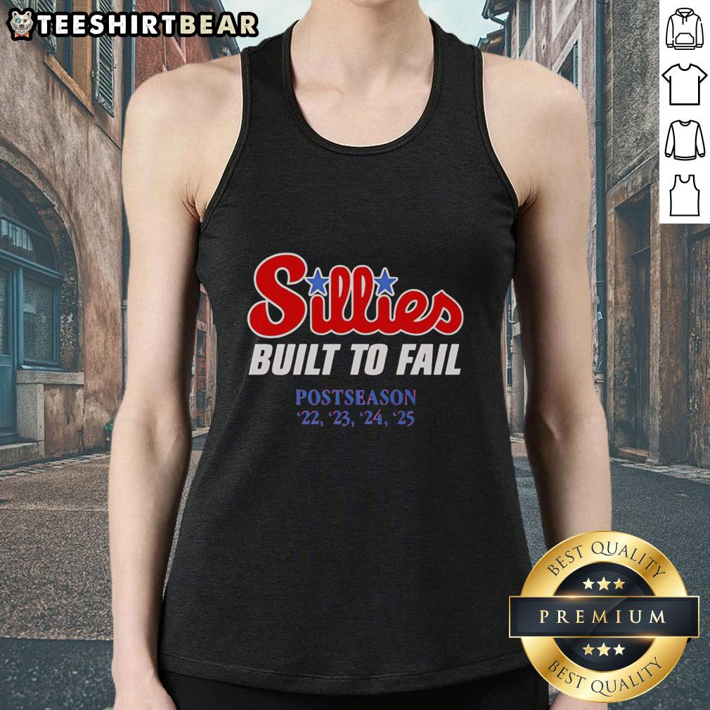 Top Sillies Built To Fail Tank Top Top Silly Built To Fail Tank Top featuring a fun design, perfect for casual wear and summer outings.